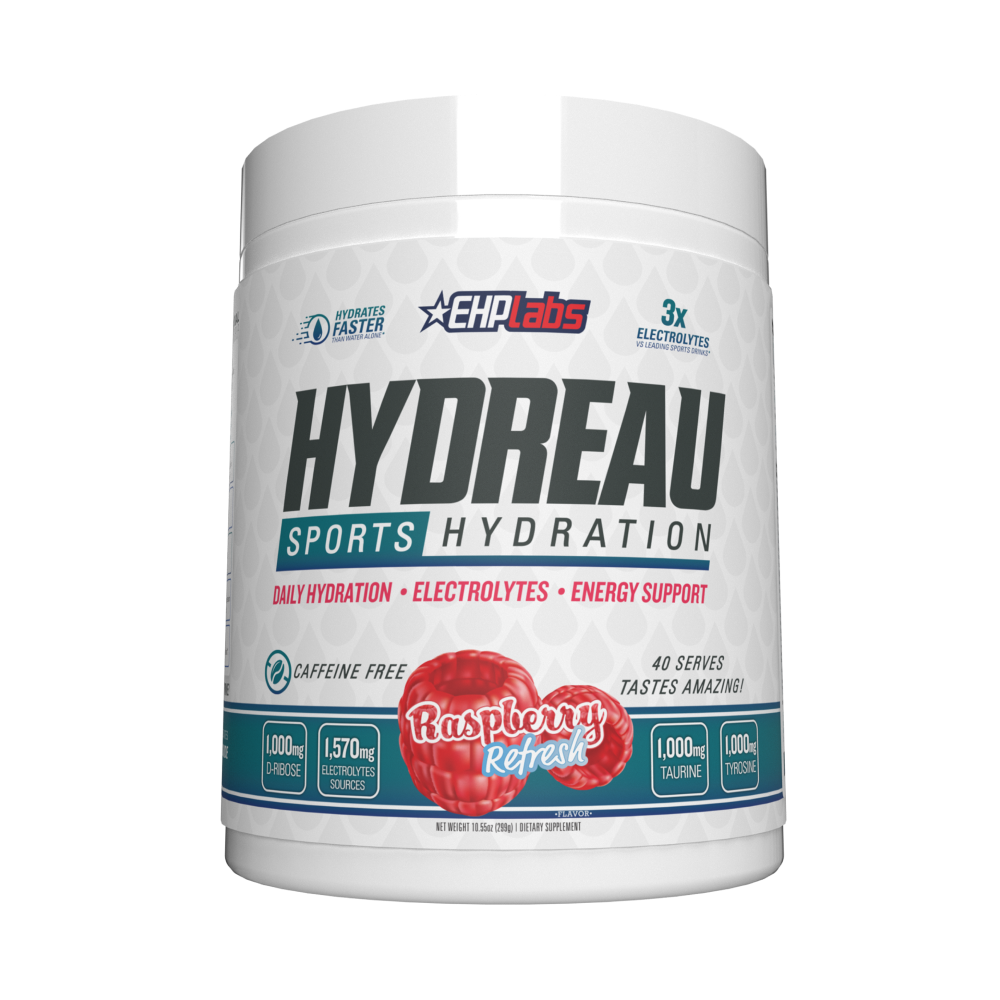 EHP Labs HYDREAU Sports Hydration Raspberry Refresh