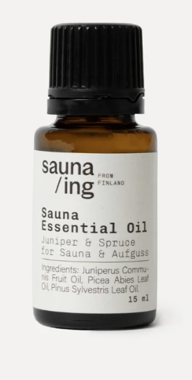 Sauna/ing Juniper & Spruce essential oil 15 ml bottle