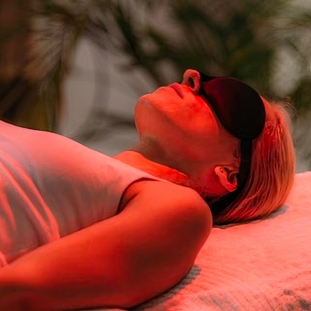bodybud Mega NIR Red Light Wall in a commercial treatment room