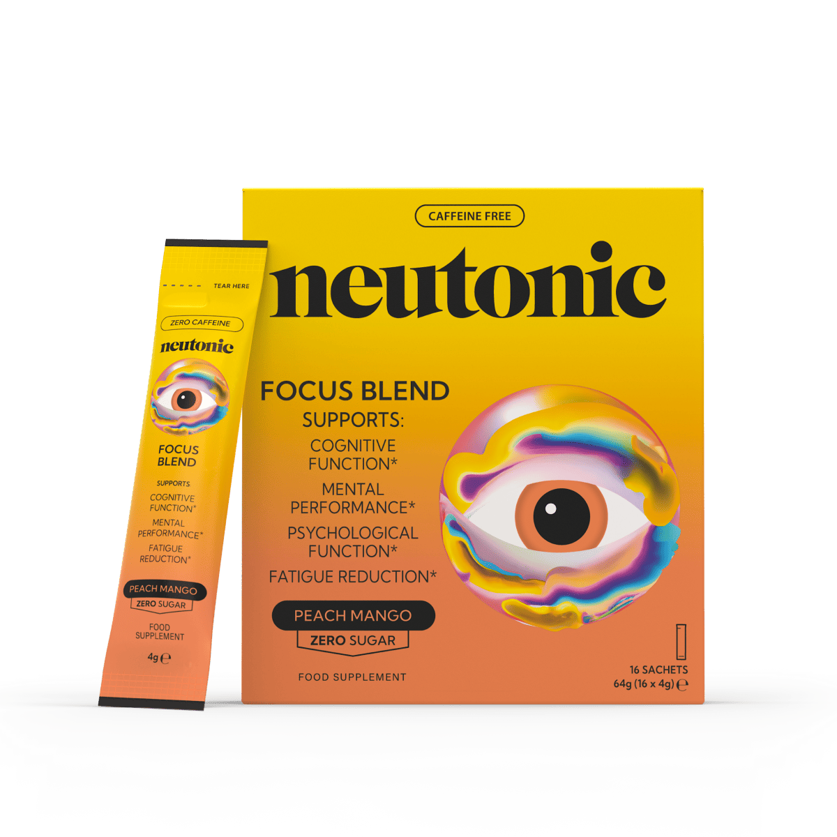 Neutonic Focus Blend Peach Mango 16 Sachets
