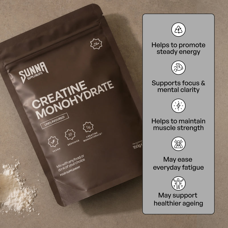 Sunna Supplements Creatine Monohydrate 150g
